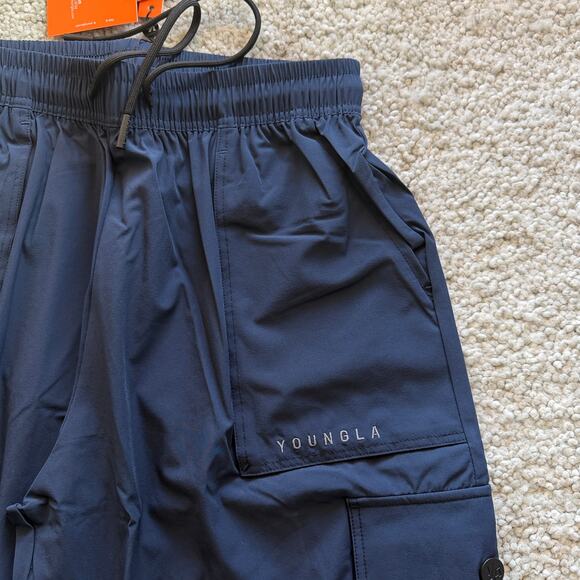 Men's YoungLA 2023 - Baggy Gym Cargo(SoldOut) XL, NWT, DarkNavy - Picture 5 of 8